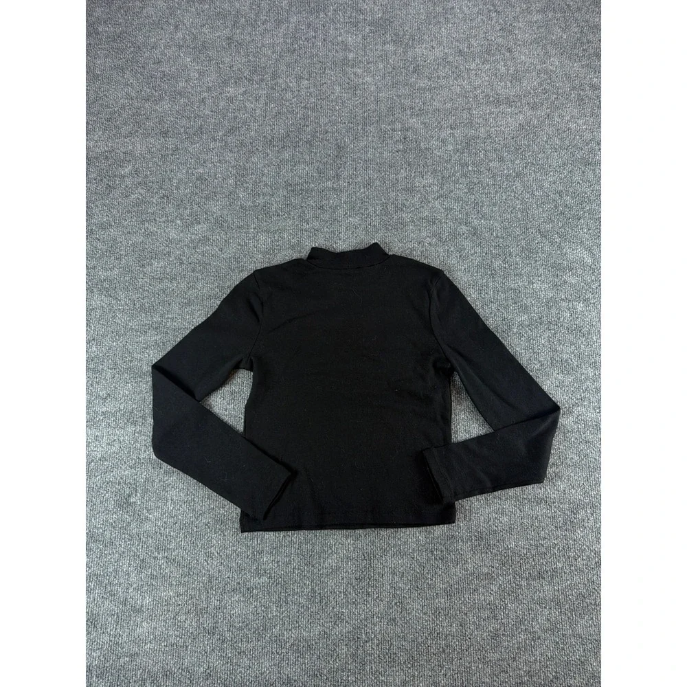 Gap Kids‎ Black Mock Neck Long Sleeve Top Size L 10 NWT